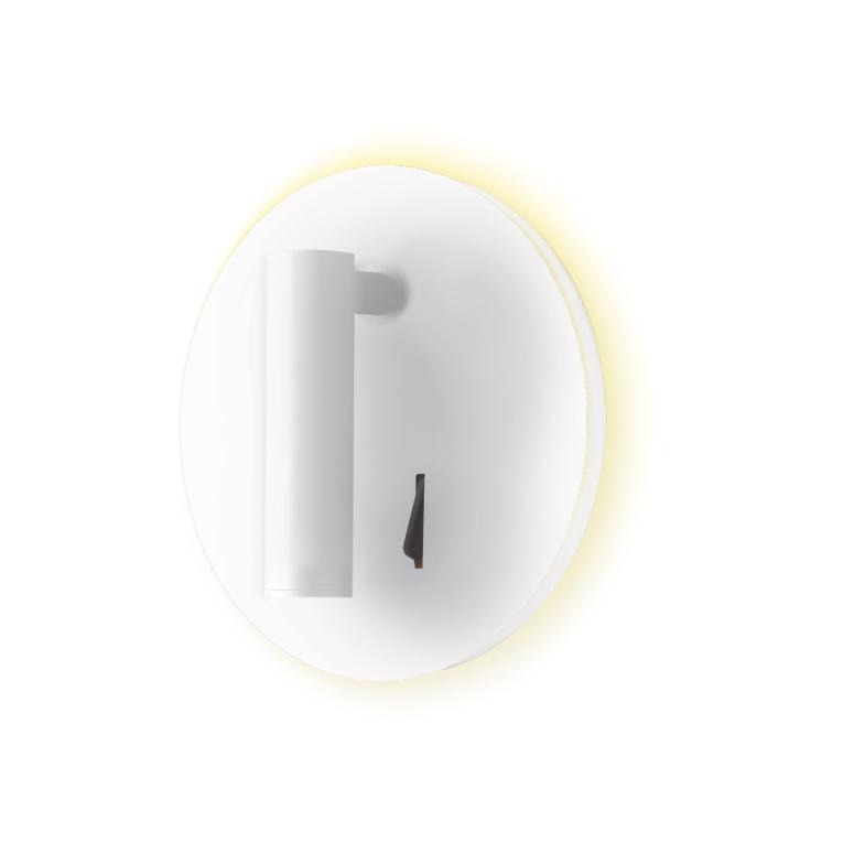 【舞光原廠授權】 燈飾123｜虹圓壁燈｜雙開關｜LED壁燈｜床頭壁燈｜閱讀壁燈-細節圖2