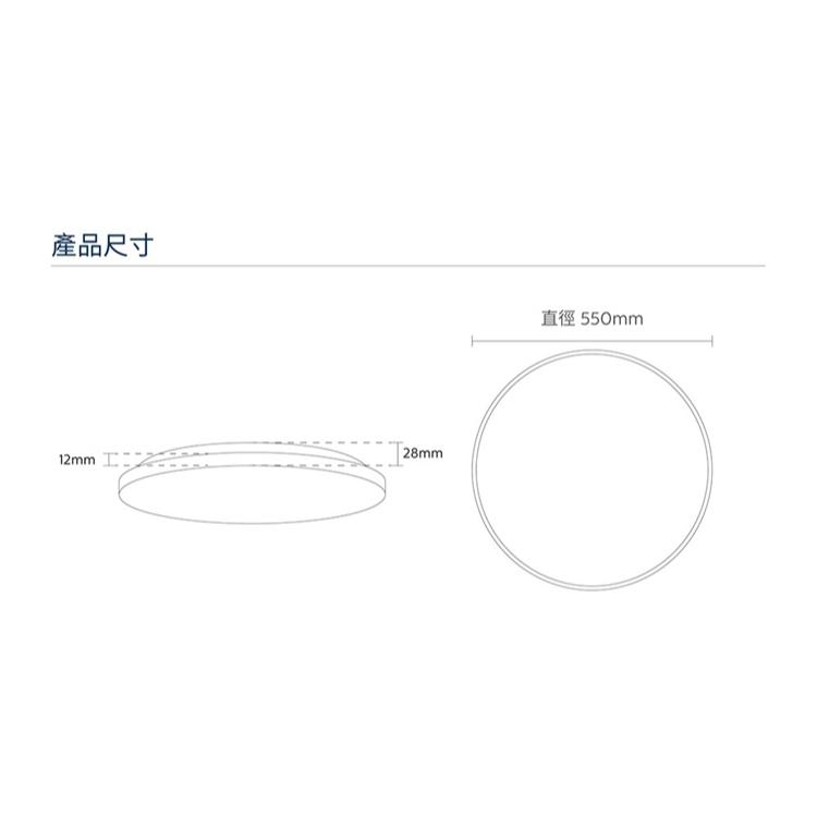 【飛利浦原廠授權】 燈飾123｜SuperSlim超薄吸頂燈｜36W｜philips｜適合臥室書房2-5坪-細節圖5