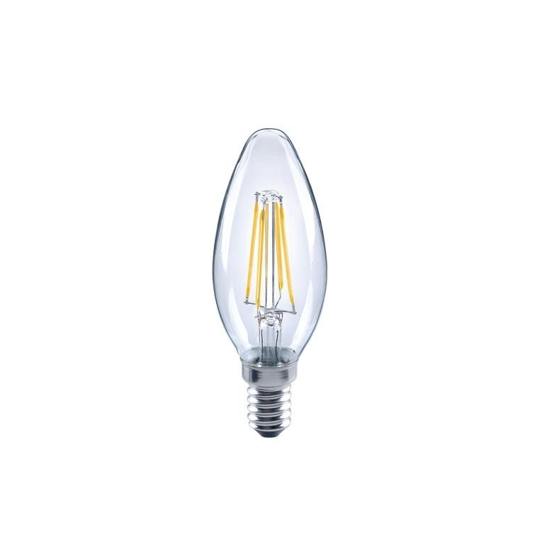【舞光原廠授權】 燈飾123｜仿鎢絲尖清燈泡｜10入組｜E14｜LED 4W ｜水晶燈泡｜蠟燭燈泡｜愛迪生燈泡-細節圖2