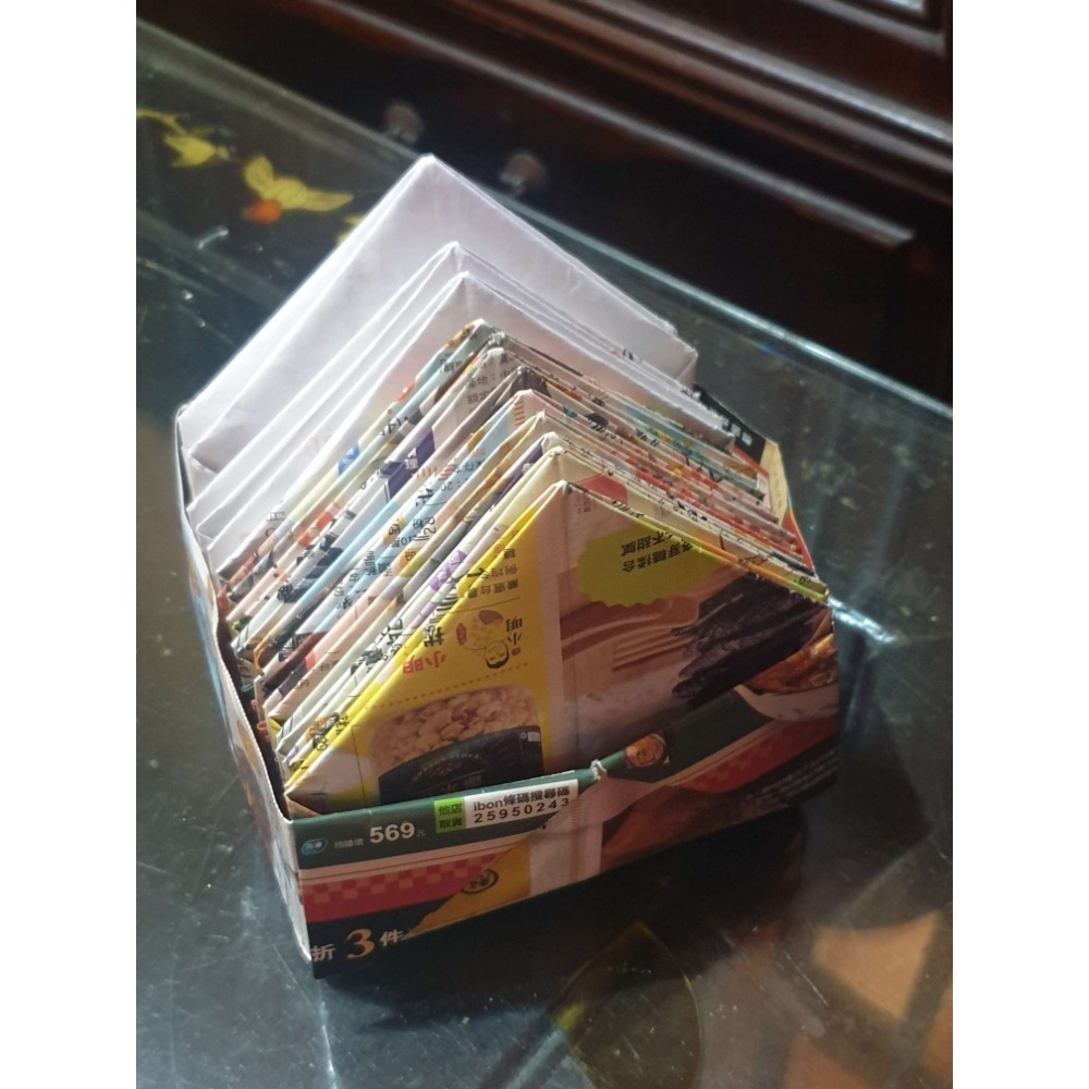 #廚餘垃圾桶#桌上垃圾桶#紙垃圾桶#摺紙垃圾桶-細節圖2