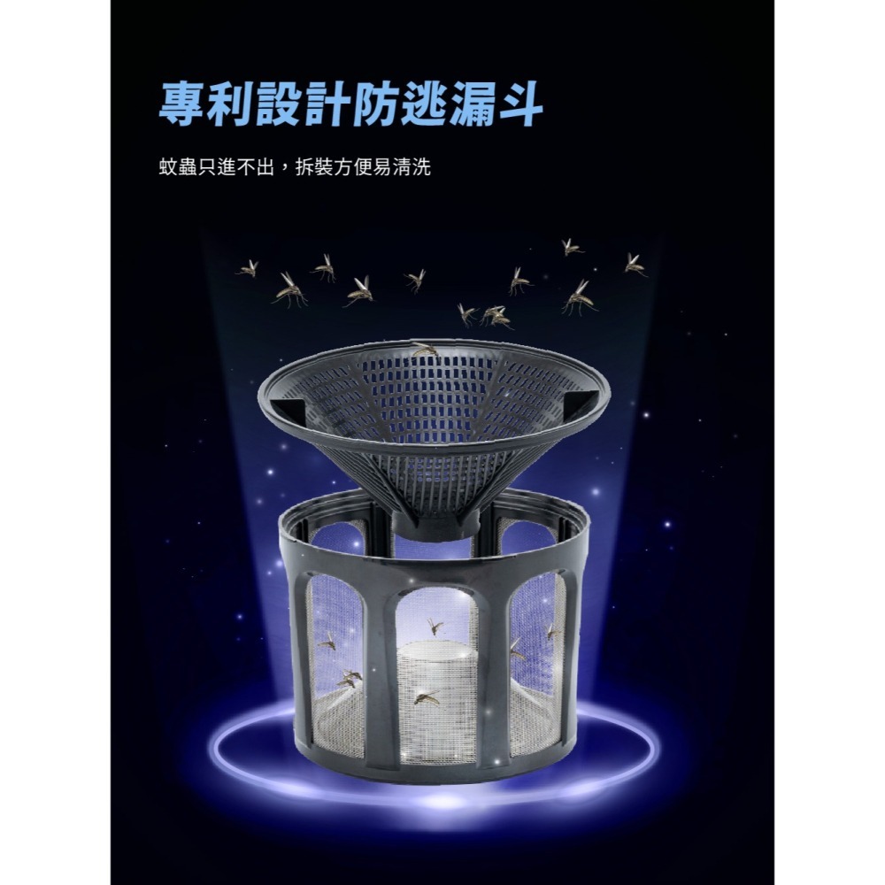 【巧福 CHIAO FU 】吸入式捕蚊器（大）UC-850LED 台灣製(光觸媒誘蚊/捕蚊燈/滅蚊)-細節圖4