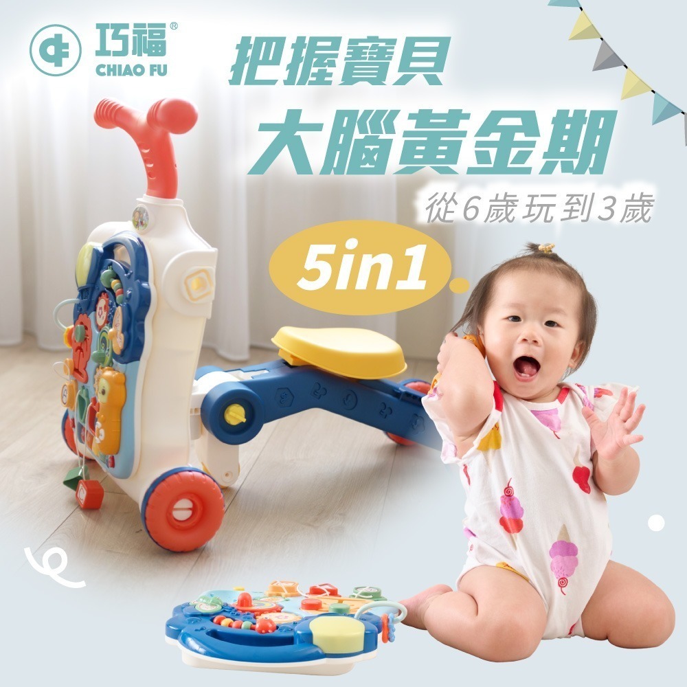 【巧福】多功能學步車 CF-B02 多合一-細節圖2