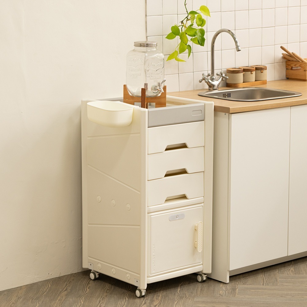 【巧福】移動式收納櫃 CF-C04 贈收納盒 /輕鬆收納玩具、書籍、日用品-細節圖6