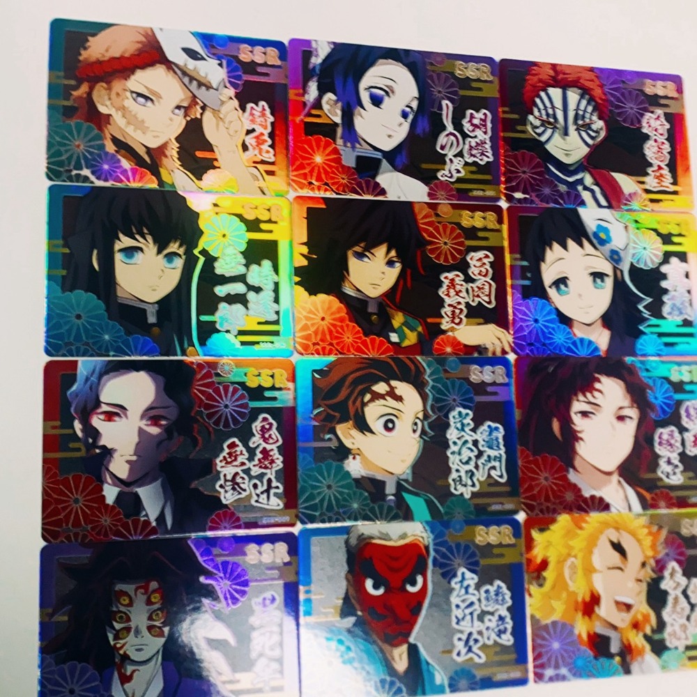 正版 皇卡 鬼滅之刃 收集卡牌 SSR 全套 碳次郎 蝴蝶 義勇 無一郎 蜜璃 無慘 善逸 猗窝座 彌豆子 墮姬(現貨)-規格圖8