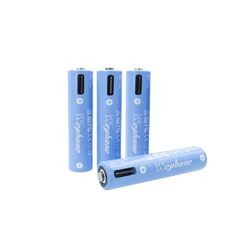 Type-C 可充式 鋰電池4入組 | 商檢認證 Wephone 充電電池 3號 4號 三號電池 四號電池 USB 快充-規格圖11