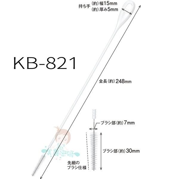 日本 Mameita 保溫瓶蓋清潔組 刷具組 折疊 長柄刷 吸管刷 間隙 小刷子 瓶蓋 茶垢 奶瓶水壺【美麗密碼】-細節圖7