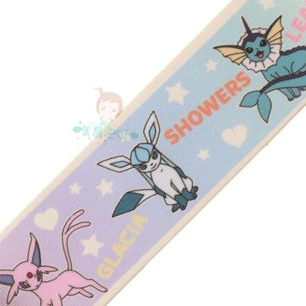 現貨 日本 Gowell 寶可夢 伊布 皮卡丘 可達鴨 行李束帶 無密碼鎖行李箱綁帶 行李箱帶 神奇寶貝【美麗密碼】-細節圖7