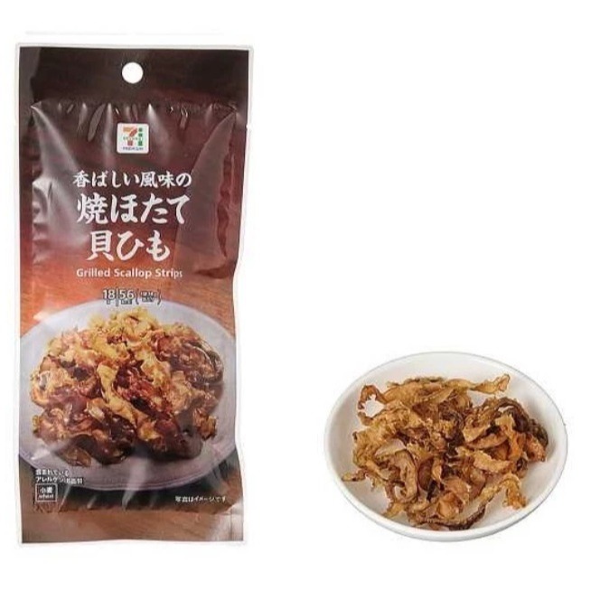 日本 7-11 碳烤 魷魚絲 炭烤 碳烤 魷魚 扇貝 扇貝唇 軟魷魚絲 魷魚圈片 魷魚乾 烤魷魚 JOKKI【美麗密碼】-規格圖3