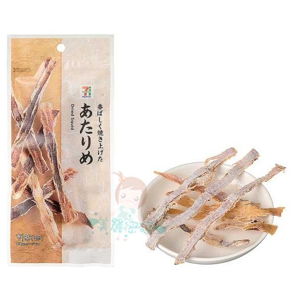 日本 7-11 碳烤 魷魚絲 炭烤 碳烤 魷魚 扇貝 扇貝唇 軟魷魚絲 魷魚圈片 魷魚乾 烤魷魚 JOKKI【美麗密碼】-規格圖3