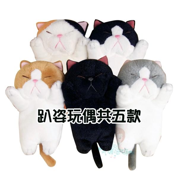 日本 內藤研究所nipopo 棒貓 睡覺貓 睡姿 躺姿 趴姿 俯姿 睡貓 療癒娃娃 貓咪娃娃 貓咪玩偶 睡袋【美麗密碼】-細節圖5