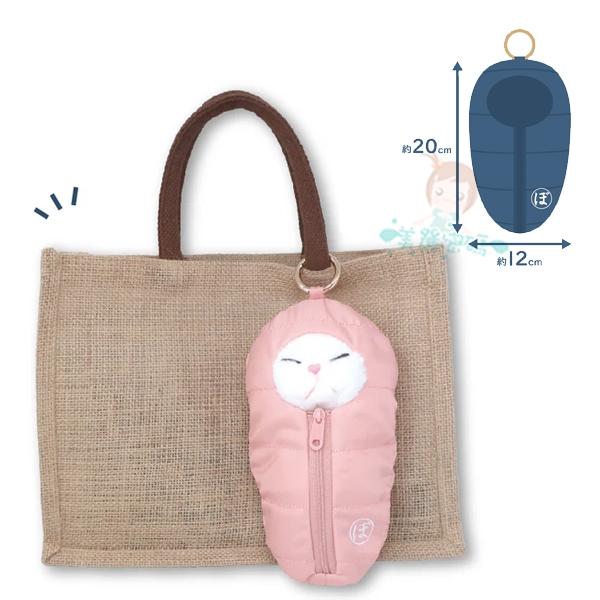 日本 內藤研究所nipopo 棒貓 睡覺貓 睡姿 躺姿 趴姿 俯姿 睡貓 療癒娃娃 貓咪娃娃 貓咪玩偶 睡袋【美麗密碼】-細節圖7