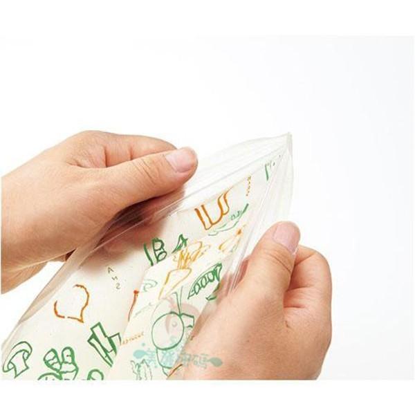 現貨 日本 COGIT 米糠特殊材質蔬果夾鏈保鮮袋 8枚入【美麗密碼】-細節圖2