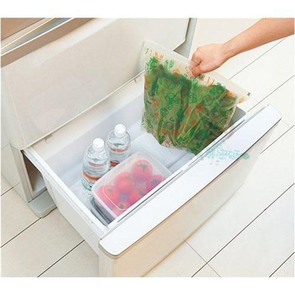 現貨 日本 COGIT 米糠特殊材質蔬果夾鏈保鮮袋 8枚入【美麗密碼】-細節圖3