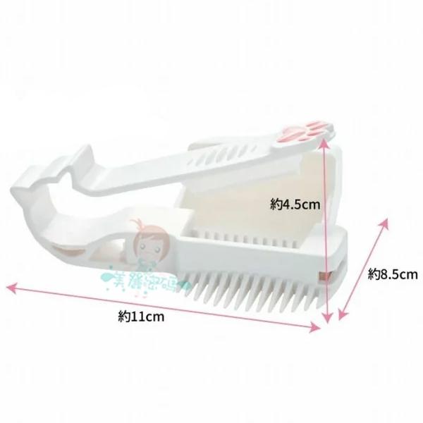 現貨 日本 Cogit 瀏海修剪器 貓咪肉球造型 剪瀏海神器 修瀏海 DIY理髮 自己輕鬆剪【美麗密碼】-細節圖3