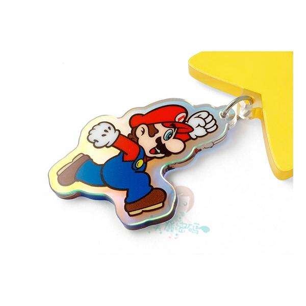 現貨 日本 超級瑪利歐 無敵星星 星之卡比 鑰匙圈 DIY吊飾 12強冠軍 聖誕禮物 中華隊完封 秘密武器【美麗密碼】-細節圖5
