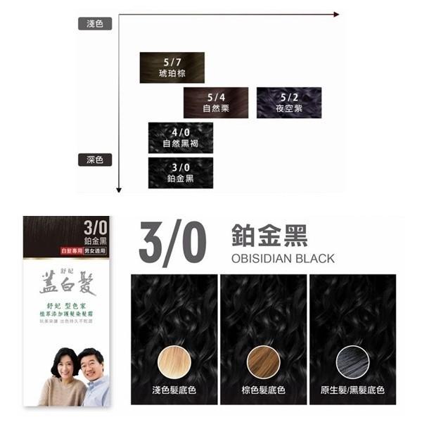 SOFEI 舒妃 型色家 植萃添加護髮染髮霜 蓋白 植柔 染髮劑 蓋白髮 多款供選【美麗密碼】-細節圖2