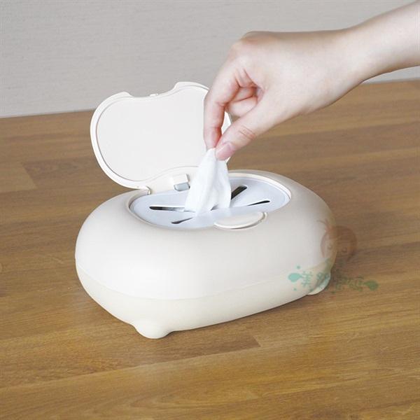 日本 nishiki Corotto 迪士尼 史努比 按壓 彈蓋式 濕巾抽取式收納盒 濕紙巾收納盒 溼巾【美麗密碼】-細節圖3