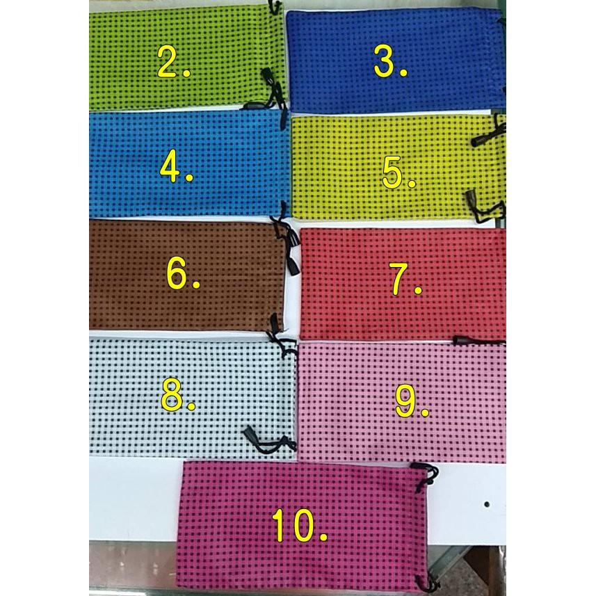 10色任選 太陽眼鏡袋 眼鏡袋 通用袋 萬用袋 手機袋 隨身袋 拉袋 束口袋 收納袋 拉繩 眼鏡店 眼鏡業-細節圖3