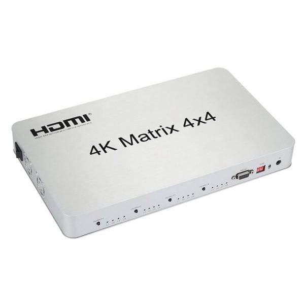 1.4版 HDMI矩陣4進4出 分配切換器 四進四出 1080P 3D矩陣 帶IR紅外延長 RS232-細節圖2