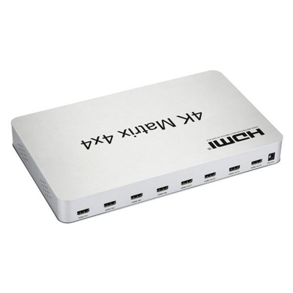 1.4版 HDMI矩陣4進4出 分配切換器 四進四出 1080P 3D矩陣 帶IR紅外延長 RS232-細節圖3