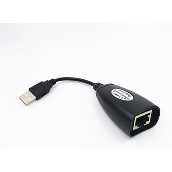 台中現貨 50米 USB延長器 信號放大器 USB轉RJ45 USB延展器 無需外接電源 監視主機可用-細節圖4