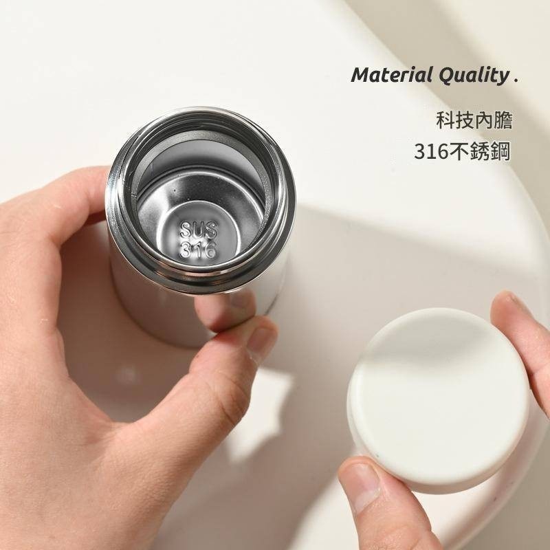 🔥【台灣現貨+預購】🔥迷你保溫杯 小巧 可愛 簡約 保溫杯 隨身口袋杯 迷你保溫瓶 120ml 口紅杯 口袋杯-細節圖3