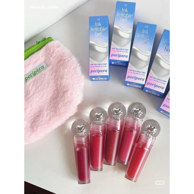 peripera 棒棒糖唇釉 啞光絲絨 水霧口紅 霧面唇膏 純欲愛心奶油唇泥 韓國代購-細節圖2