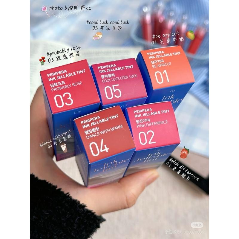 peripera 棒棒糖唇釉 啞光絲絨 水霧口紅 霧面唇膏 純欲愛心奶油唇泥 韓國代購-細節圖5