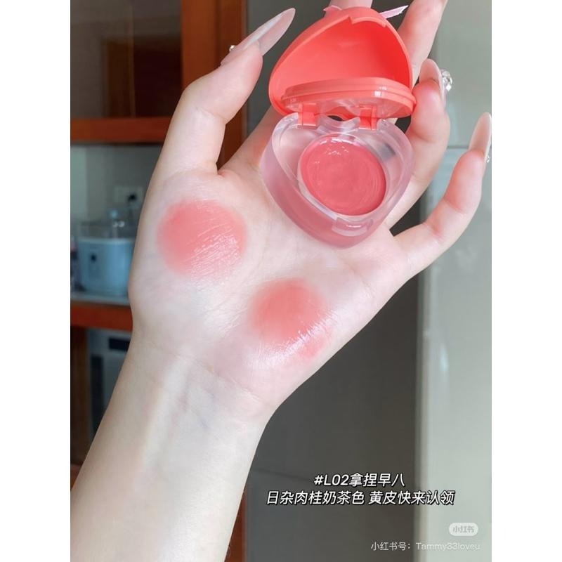 VEECCI唯資 布丁唇頰多用膏 自然水光感 韓系妝容唇釉腮紅水潤保濕脣膏腮紅-細節圖4