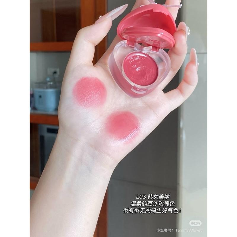 VEECCI唯資 布丁唇頰多用膏 自然水光感 韓系妝容唇釉腮紅水潤保濕脣膏腮紅-細節圖5