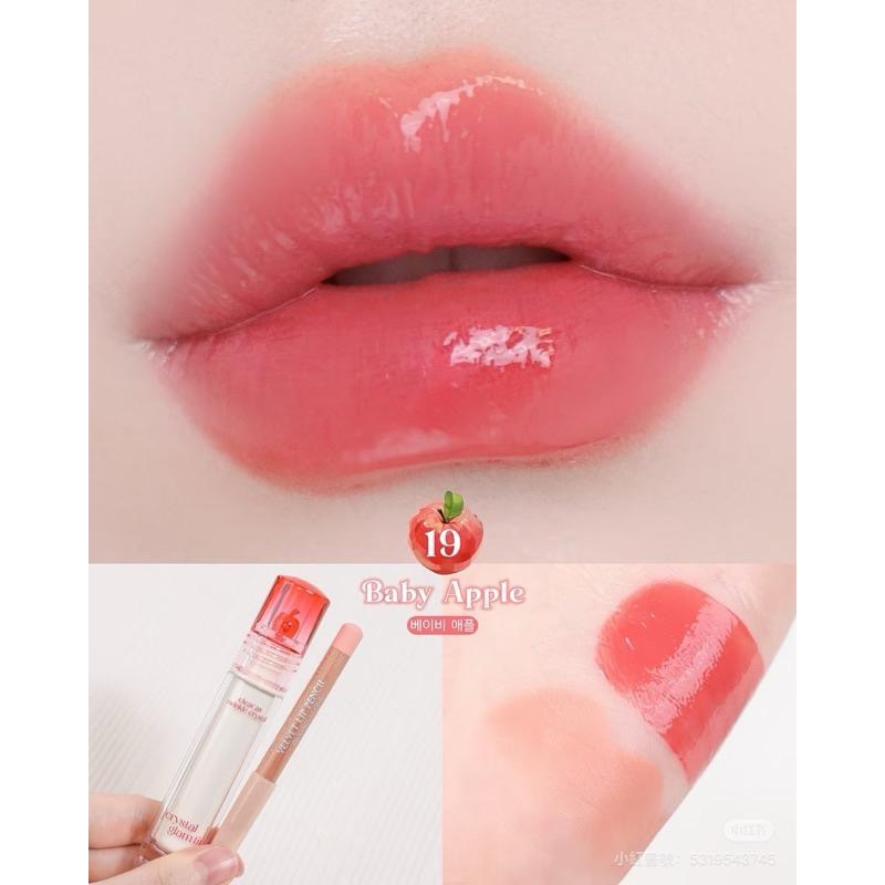 韓國 CLIO 蘋果系列玻璃唇釉 Crystal Glam Tint 水晶光澤唇膏新色水光鏡面口紅 韓國代購-細節圖8