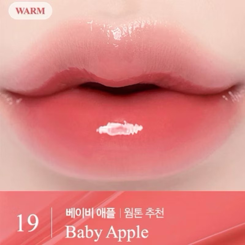 韓國 CLIO 蘋果系列玻璃唇釉 Crystal Glam Tint 水晶光澤唇膏新色水光鏡面口紅 韓國代購-規格圖9