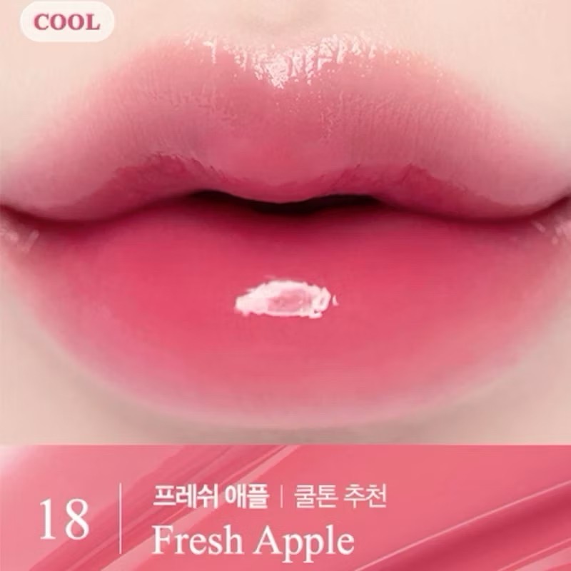 韓國 CLIO 蘋果系列玻璃唇釉 Crystal Glam Tint 水晶光澤唇膏新色水光鏡面口紅 韓國代購-規格圖9