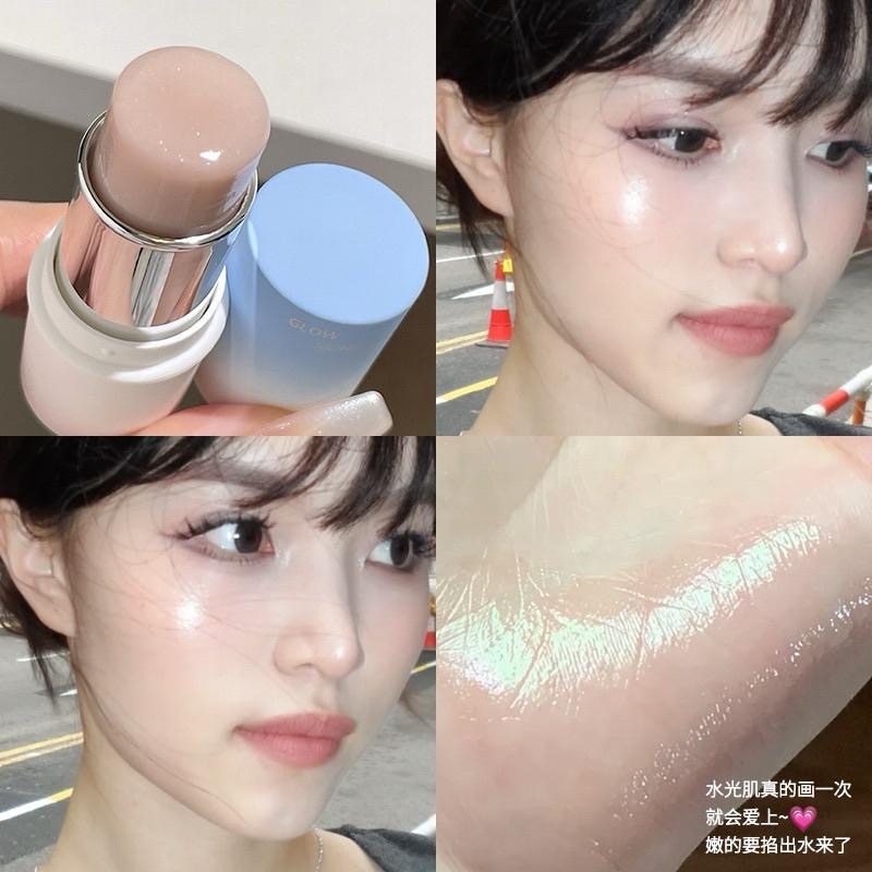 Gellas 高光棒 韓妝偽素顏高光膏 韓式水光肌妝效神器 水光多用棒顴骨臉頰提亮透亮打亮棒-細節圖3