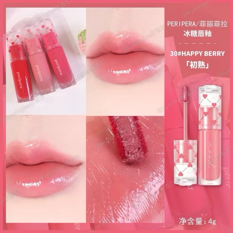 peripera菲麗菲拉 墨水光澤唇蜜 mood 水潤唇釉 新色唇膏鏡面水光水潤透亮白開水嘟嘟唇 韓國代購-規格圖9