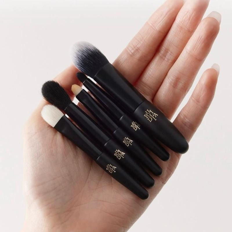 韓國 Rulidia 迷你刷具組 眼影刷 鼻影刷 腮紅刷 眼線臥蠶刷 打底刷 化妝刷具 韓國代購-細節圖3