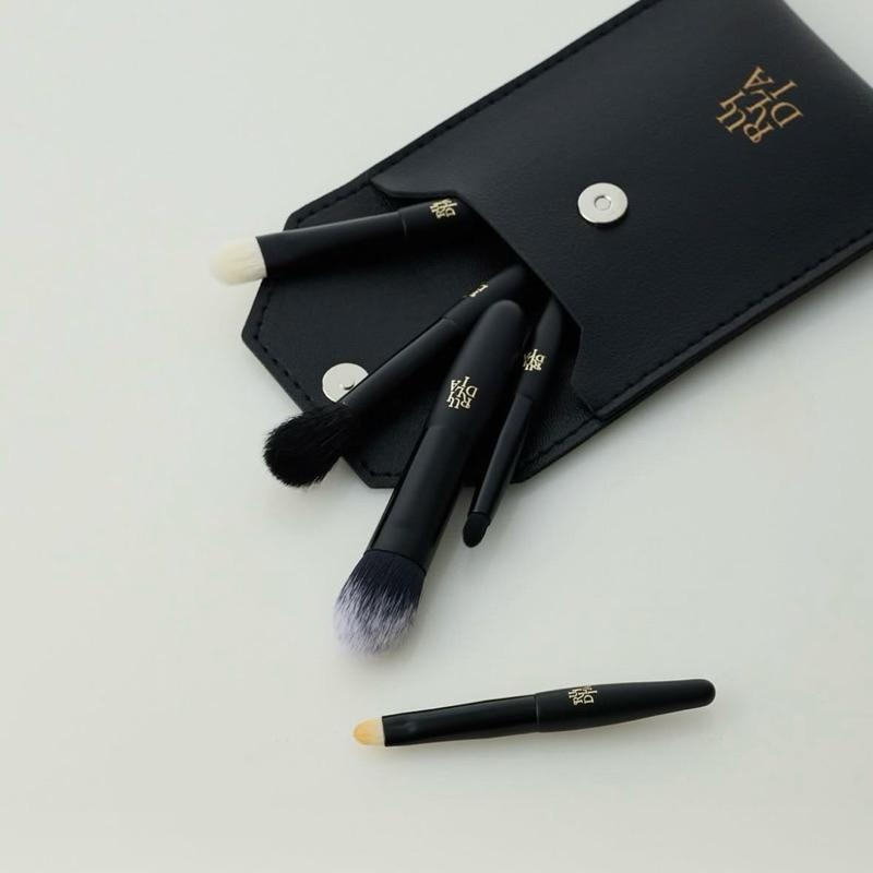 韓國 Rulidia 迷你刷具組 眼影刷 鼻影刷 腮紅刷 眼線臥蠶刷 打底刷 化妝刷具 韓國代購-細節圖5