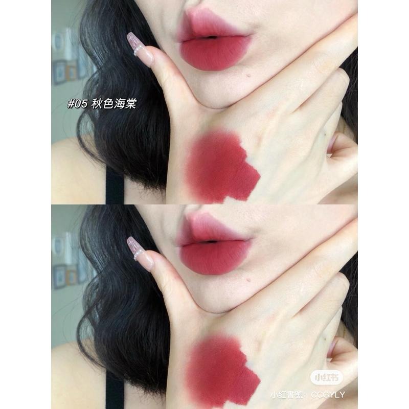 Mooekiss木柯詩 唇泥 絨霧太空泥 秋冬霧面啞光唇釉口紅 新品柔霧不沾杯唇霜-細節圖8