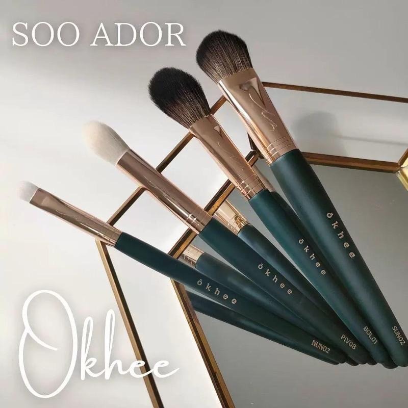 韓國 okhee 專業化妝刷 徐玉老師 明星彩妝師刷具 化妝刷粉底刷眼影腮紅修容刷李智雅化妝刷具-細節圖2