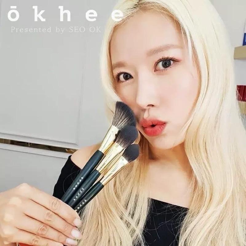 韓國 okhee 專業化妝刷 徐玉老師 明星彩妝師刷具 化妝刷粉底刷眼影腮紅修容刷李智雅化妝刷具-細節圖3