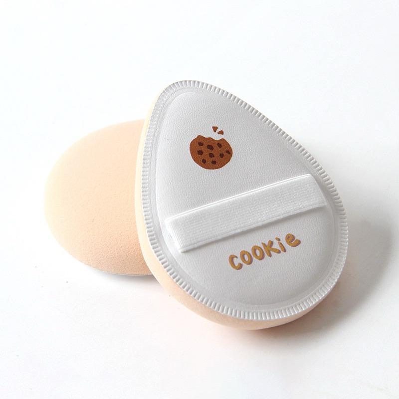 芝士曲奇棉花糖粉撲 水滴形氣墊粉撲 乾濕兩用 空氣粉撲 超軟不易吃粉化妝海綿-細節圖5