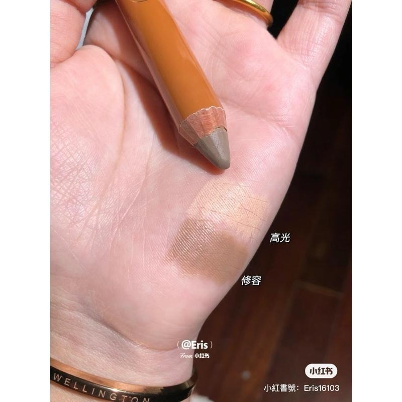 OUT OF OFFICE 雙頭修容筆 OOO 陰影人中筆 蠟筆立體高光啞光提亮鼻影遮瑕-細節圖4