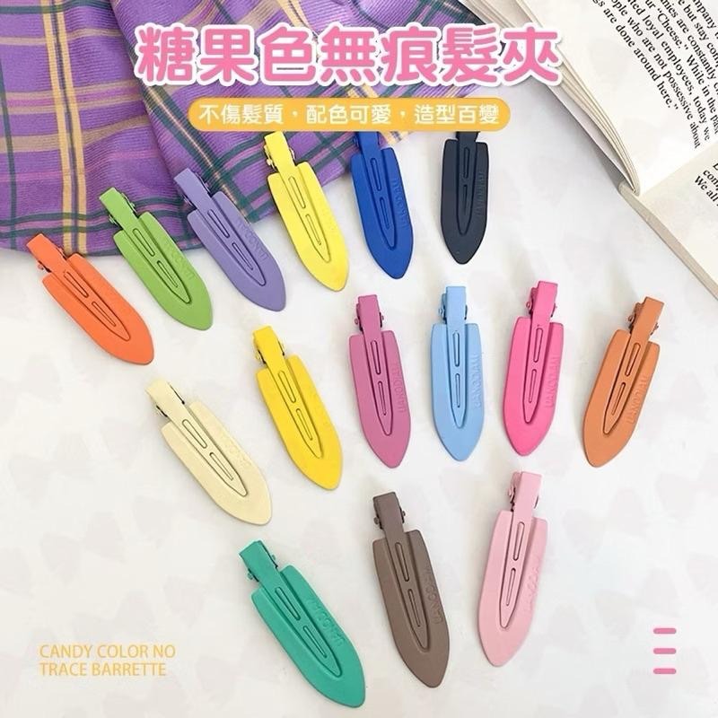 無痕髮夾 鴨嘴夾 瀏海夾 前額側邊夾碎髮一字夾金屬烤漆髮飾-細節圖2