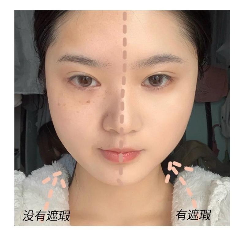 sweet mint 三色遮瑕膏 遮蓋黑眼圈痘痘臉部雀斑專用 自然遮瑕新手遮瑕液乾皮不卡粉水潤服貼-細節圖8