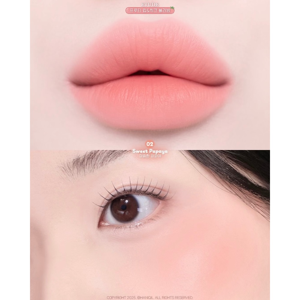 ETUDE HOUSE 新品 果醬唇頰兩用膏 水果腮紅 水潤唇膏 唇頰兩用 啞光霧面唇彩 唇釉 口紅-細節圖2