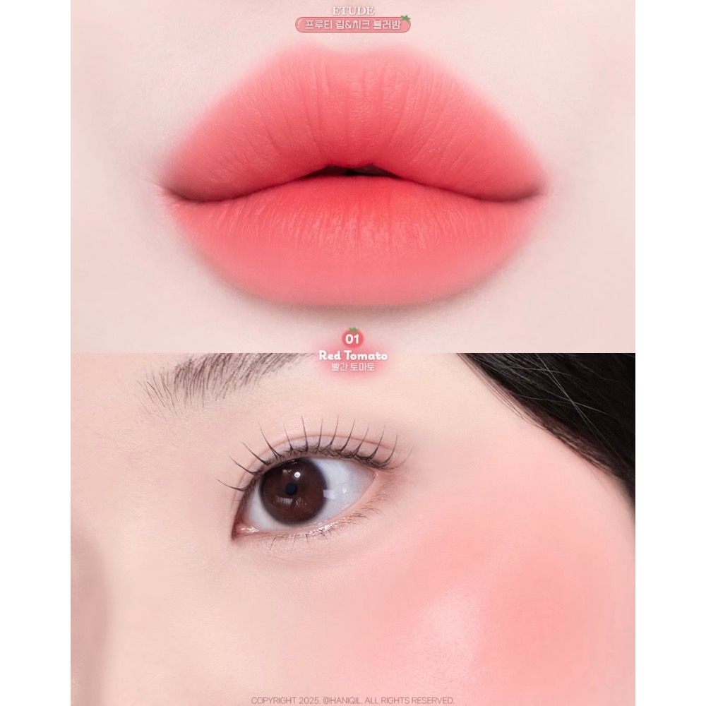 ETUDE HOUSE 新品 果醬唇頰兩用膏 水果腮紅 水潤唇膏 唇頰兩用 啞光霧面唇彩 唇釉 口紅-細節圖3