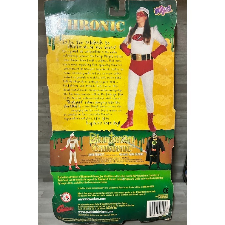 Jay and Silent Bob 白爛賤客 Chronic Figure 慢性人 8寸公仔 全新 瘋狂店員-細節圖3