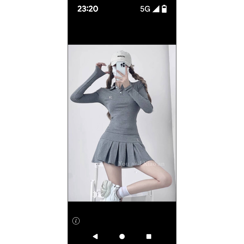 套裝高爾夫球服POLO長袖T-shirt-細節圖2