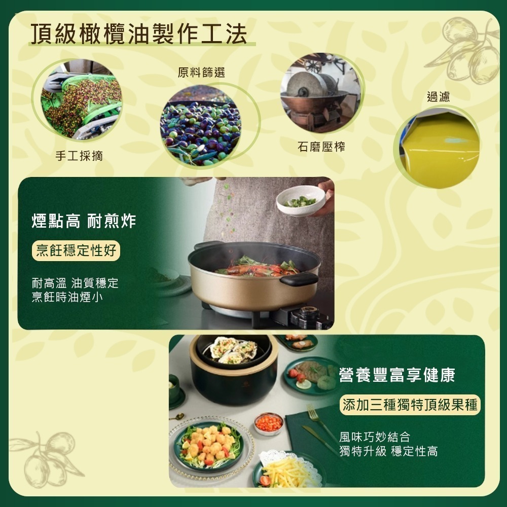 【台灣總代理】(限時特惠)西班牙原裝 香樂煮HERAS100%特級冷壓初榨橄欖油-5L桶裝 涼拌 煎煮炒炸皆宜-細節圖8