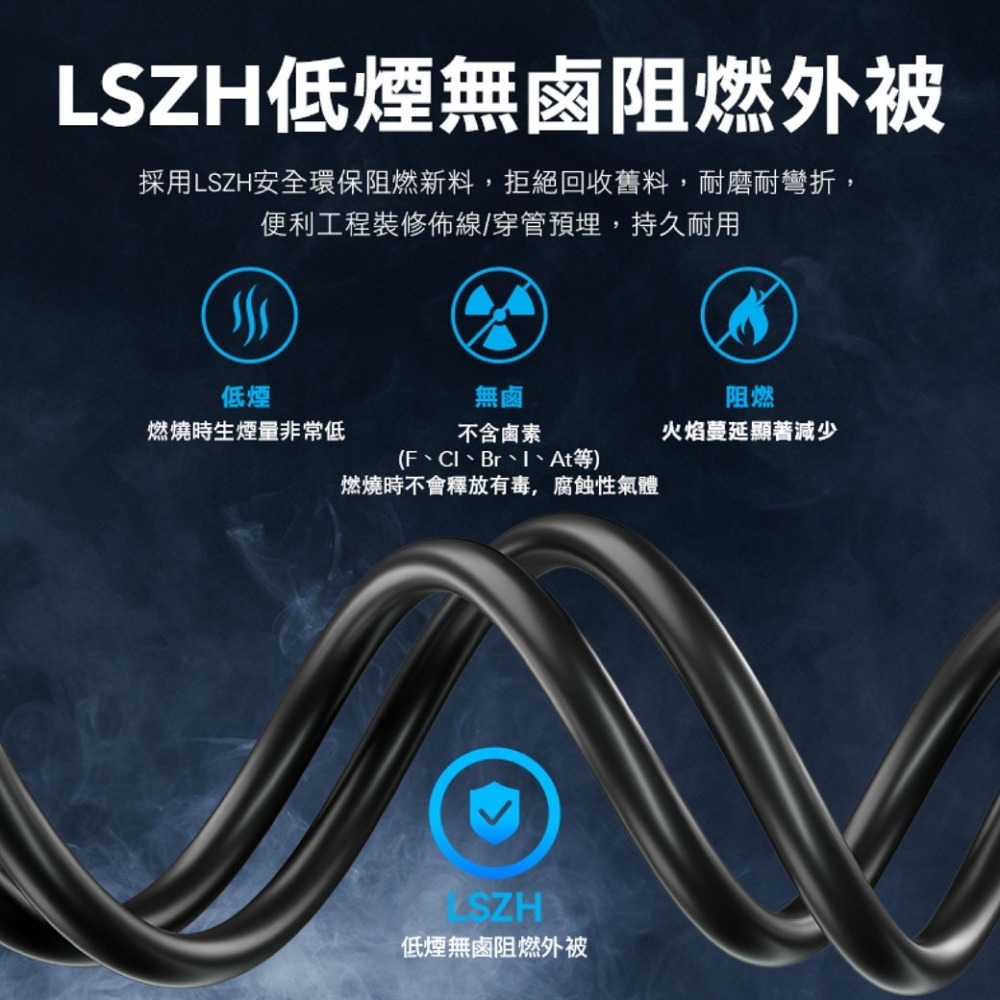 VENTION 威迅 Cat.8 雙屏蔽低煙無鹵網路線 RJ45-細節圖9